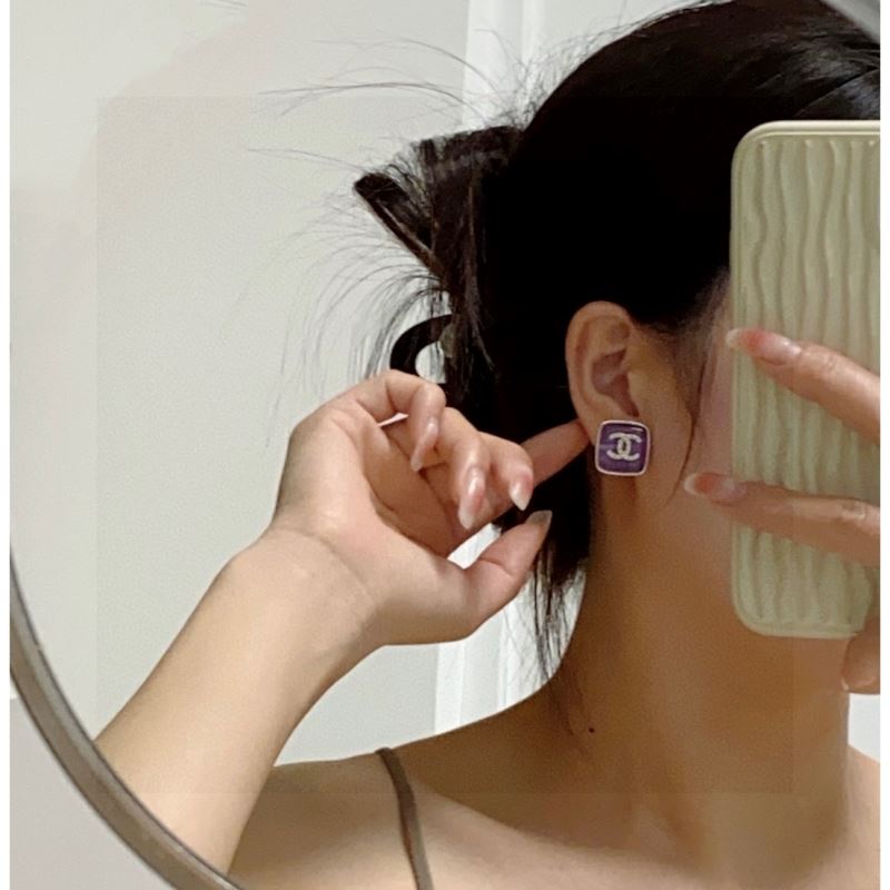 Ch*el earrings